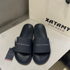 Dép Tommy Hilfiger Logo Pool Navy FM05432 400