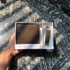 Ví Calvin Klein SlimFold With Keychain Brown 31CK330001