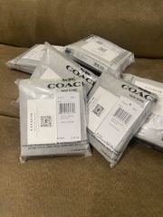 Ví Coach Compact ID Wallet In Signature Crossgrain Leather Black F75371
