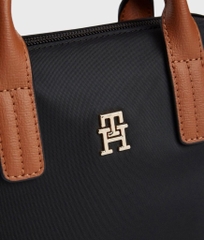 Túi Tommy Hilfiger Monogram Micro Tote Bag Black AW18368 001