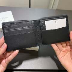 Ví Calvin Klein Allover Monogram Logo Bifold Wallet Black 4G1020G 001