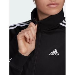 Áo Khoác Women's adidas Primegreen Essentials Warm-Up Slim 3-Stripes Track Jacke Black H48443