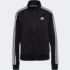 Áo Khoác Women's adidas Primegreen Essentials Warm-Up Slim 3-Stripes Track Jacke Black H48443