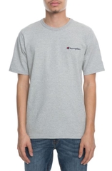 Áo Champion Grey Logo Thêu Ngực Trái