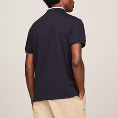 Áo Polo Tommy Hilfiger Regular Fit Monotype Logo Patch Navy MW34786 400