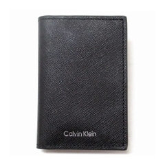 Ví Calvin Klein Refined Saffiano Compact Bifold Wallet Black 4D1015G 001
