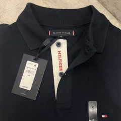 Áo Polo Tommy Hilfiger Regular Fit Monotype Placket Navy MW34753 400