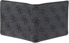 Ví Guess Men’s Trend Fashion Patterned Slim fold Wallet Black 31GU130036 001