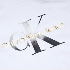 Áo Calvin Klein Gold Monogram Brilliant White SP40578524 40IC848540