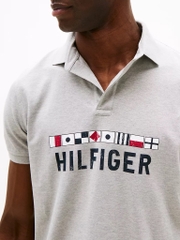Áo Polo Tommy Hilfiger Regular Fit Nautica Graphic Joey SS Logo Grey XM04760 020