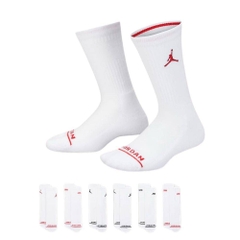 Vớ Jordan Legend 6 pack Cushioned Crew White BJ0343 001
