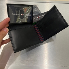 Ví Tommy Hilfiger Leather Credit Card Wallet Ranger Bifold Black 31TL22X062