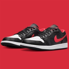 Jordan 1 LOW Black Fire Red 553558 063