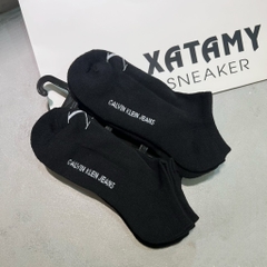 Vớ Calvin Klein Jeans Cushion No Show 6 Pairs Black