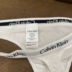 Underwear Calvin Klein Women's Carousel Cotton Thong White D1617 100
