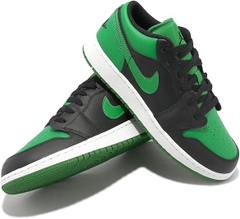 Jordan 1 Low Black Lucky Green 553560 065