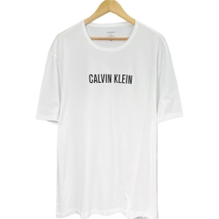 Áo Calvin Klein White Logo Black NM2567 110