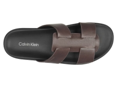 Dép Calvin Klein Rolinde Sandal Dark Brown 201