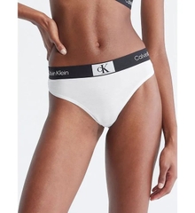 Underwear Calvin Klein Women's 1966 Cotton Stretch Modern Thong Fit White QF7221 110