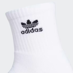 Vớ adidas Trefoil Quarter Socks 6 Pair Black White BH6436