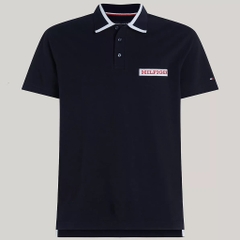 Áo Polo Tommy Hilfiger Regular Fit Monotype Logo Patch Navy MW34786 400