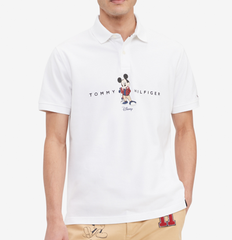 Áo Polo DISNEY X TOMMY Mickey White 78J9226 100