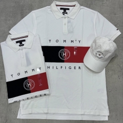 Áo Polo Tommy Hilfiger Regular Fit Chest Logo White XM04201 100