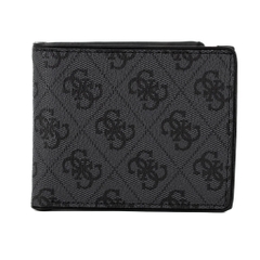 Ví Guess Men’s Trend Fashion Patterned Slim fold Wallet Black 31GU130036 001