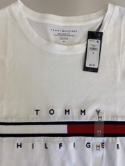 áo Nữ TOMMY HILFIGER ESSENTIAL FLAG LOGO White 76J1635 110