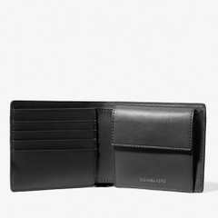 Ví Michael Kors Cooper Printed Signature Logo Billfold Wallet Black Gift Box 36F5LCOF3U