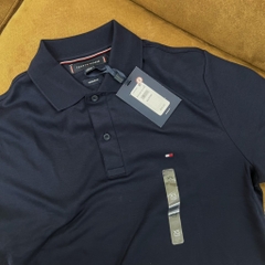 Áo Polo Tommy Hilfiger Regular Fit Cotton Navy MW35585 401a