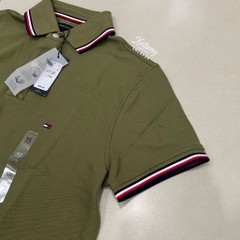Áo Polo Tommy Hilfiger Regular Fit Wicking In Olive 78J2653 722