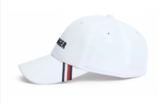 Nón Lưỡi Trai Tommy Hilfiger Embroidered Hilfiger Baseball Cap White XM05658 100