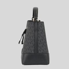 Túi Michael Kors Mercer Small Logo Bucket Bag Black 35F2GM9M1B