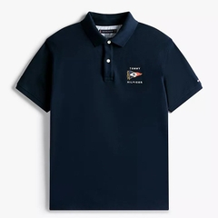 Áo Polo Tommy Hilfiger Regular Fit Nautica Flag Navy XM04762 403