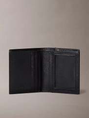Ví Calvin Klein Refined Saffiano Slim Bifold Wallet Black 4D1058G 001