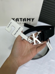 Thắt Lưng Nam Calvin Klein Logo CK Black 4100 1003 010