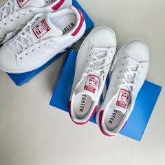 Stan Smith Trắng gót Pink FX7522