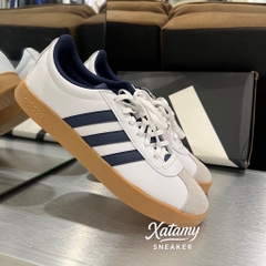 VL COURT Base White Dark Blue JQ3037