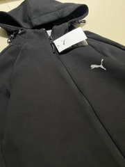 Áo Khoác PUMA EVOSTRIPE Full-Zip Hoodie Black 684613 01