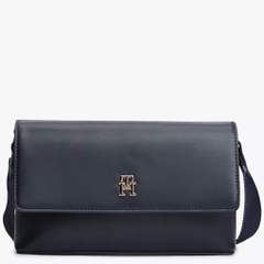 Túi Tommy Hilfiger Women's Imlatam Solid PU Flap Crossbody Bag Navy AW18321 400