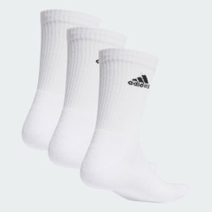 Vớ adidas Cushioned Crew Socks 3 Pairs White HT3446