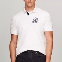 Áo Polo Tommy Hilfiger Regular Fit Embroidered Heritage White 78JB576 100