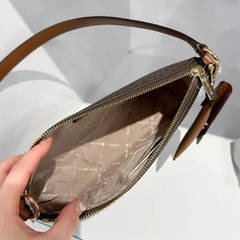 Túi Michael Kors Vincent Medium Signature Logo Pochette With Card Case Brown 35F4G2VC6B