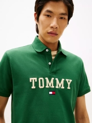 Áo Polo Tommy Hilfiger Regular Fit Monotype Tommy Logo Ornametal Green XM06312 300