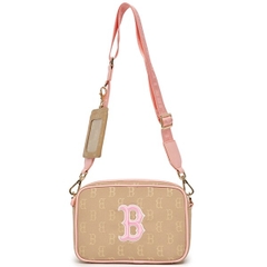 Túi MLB Classic Monogram JQD Camera Bag Beige B Red Sox - 7ACRM023N 43GOS