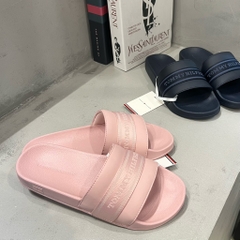 Dép Tommy Hilfiger Webbed Logo Pool  Foggy Pink FW08529 650