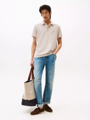 Áo Polo Tommy Hilfiger Regular Fit Linen Pique Sandalwood MW33140 251