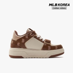 MLB Chunky Liner Mid Classic Monogram Boston Brown 3ASXCLP3N 43BRD