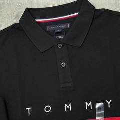 Áo Polo Tommy Hilfiger Regular Fit Chest Logo Black XM04201 001